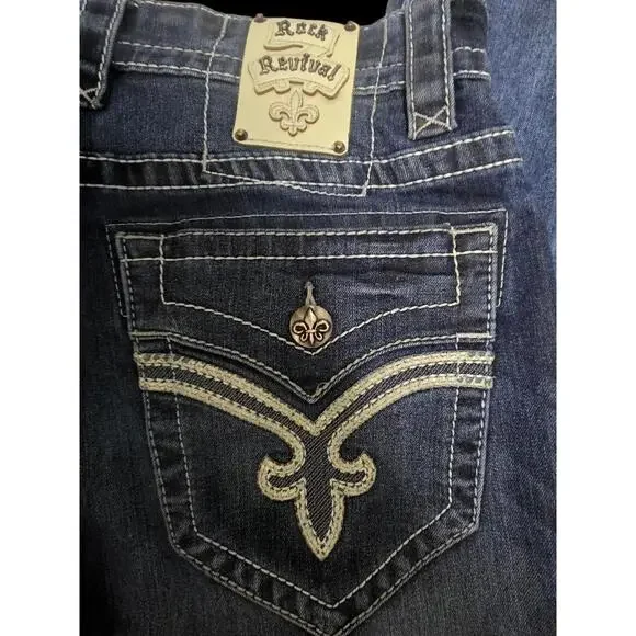 Men's Straight Rock Revival Jeans 